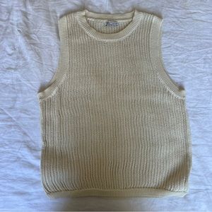 Zara Mens Crochet Vest